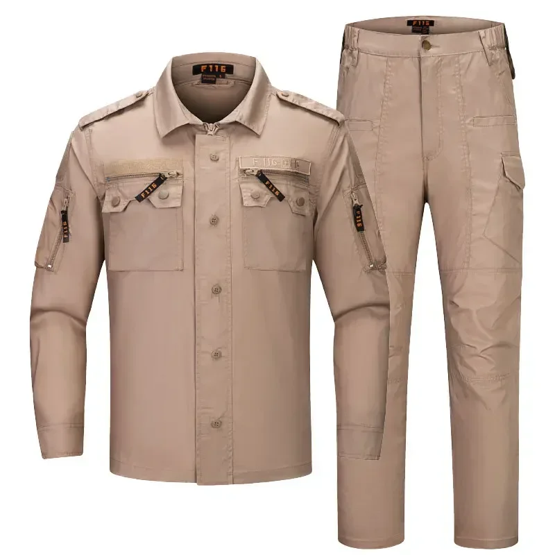 Casacos finos de camuflagem para homens, jaquetas de campo, caminhadas ao ar livre e treinamento de caça, casaco tático ventilado, calças uniformes, F116