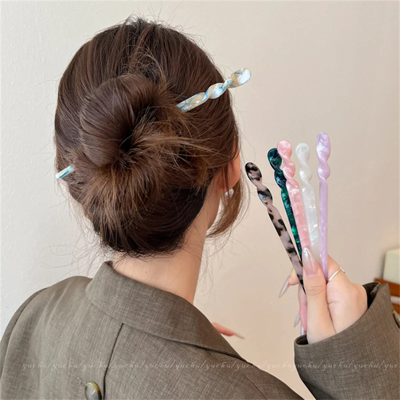 

1 шт., винтажные палочки для волос в китайском стиле для женщин и девочек, модная заколка для волос в форме палочек для еды, заколки для волос, ювелирные изделия, аксессуары для волос