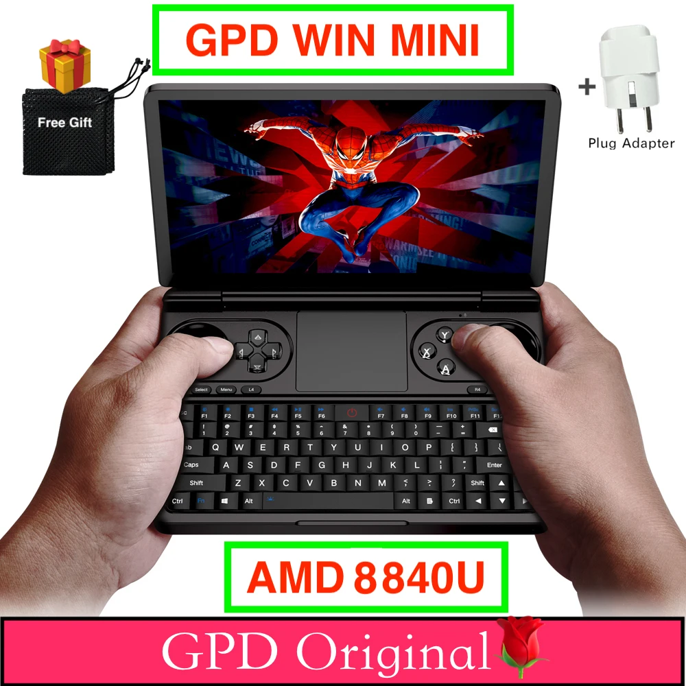 

Newly Wholesale GPD Win Mini Handheld Gaming Notebook AMD R yzen 7 8840U 7 inch Mini Portable PC Computer Laptop