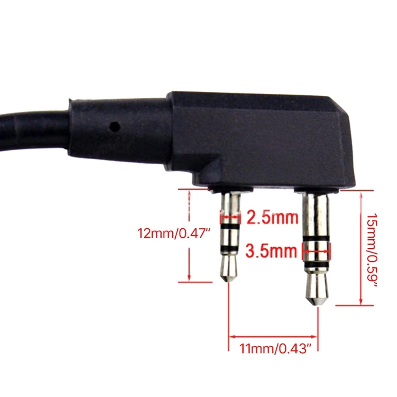 Adaptadores conectores para adaptadores fones ouvido U94 PTT