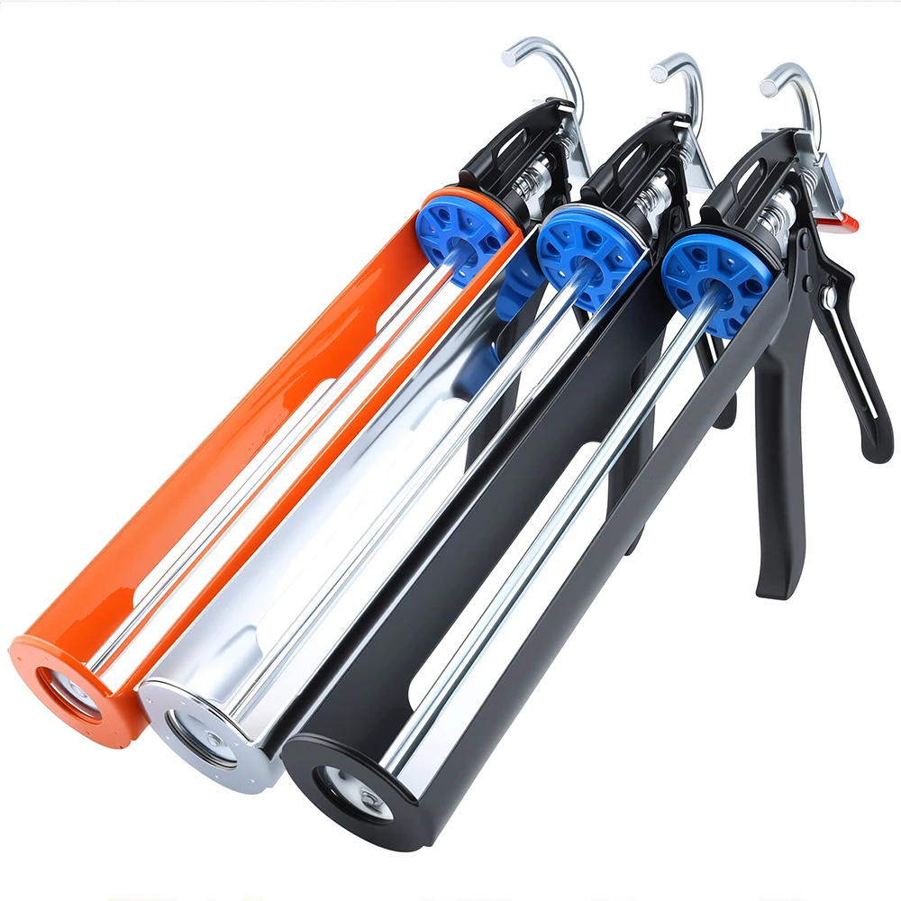 Caulking Gun Glass glue gu  Adjustable Hand  Silicone Sealant Caulk Gun with Comfort Grip for Caulking/Filling/Sealing
