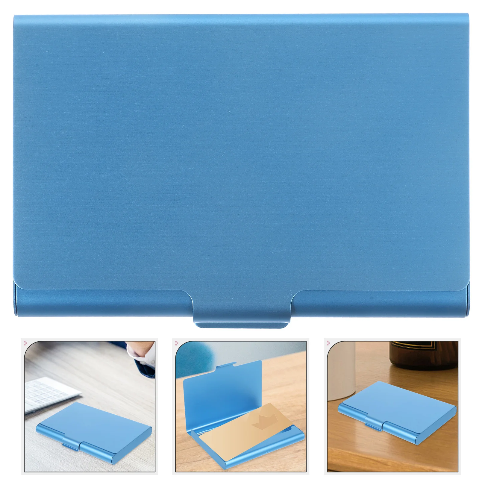 

Convenient Business Card Stand Easy to Carry Long Service Life for Clinics Offices Rental Offices Business Card Case