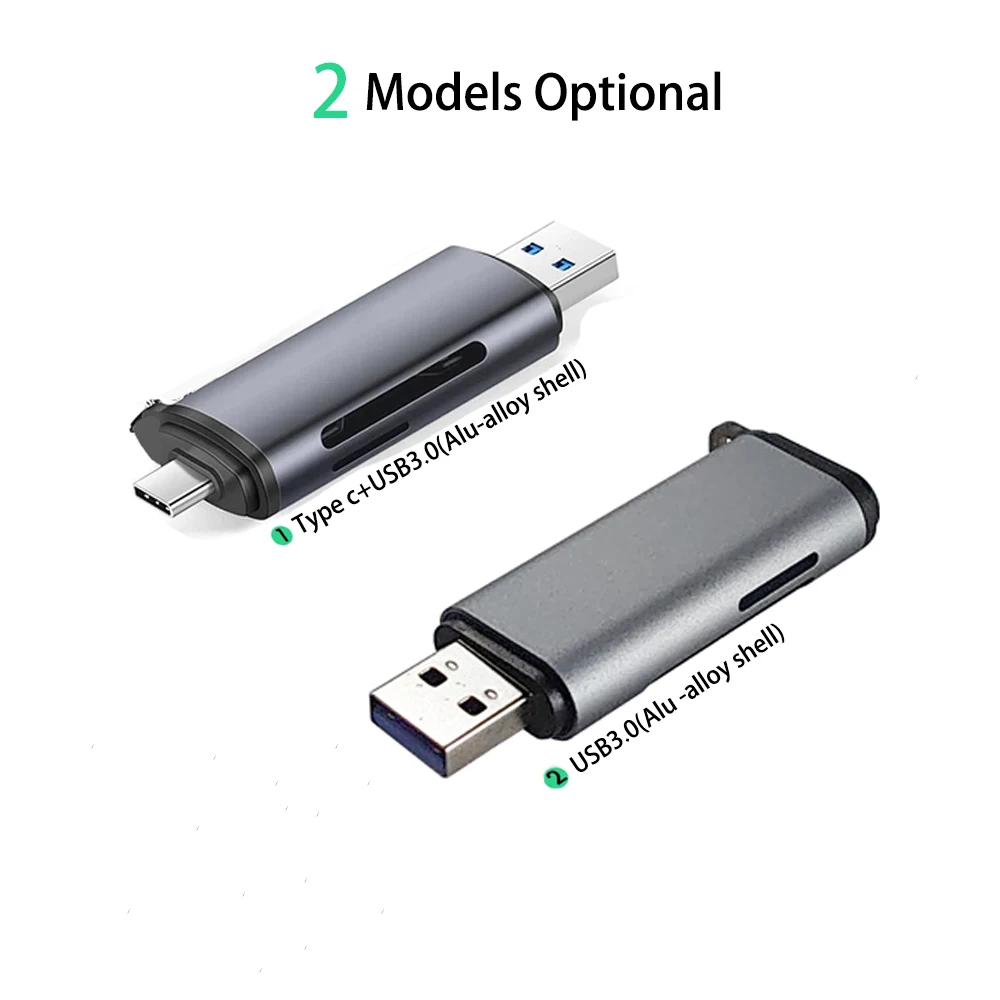 Устройство чтения карт USB3.0 и USB C к SD MicroSD TF Thunderbolt 3 для ПК Аксессуары для ноутбуков Устройство чтения карт памяти Адаптер SD-карты
