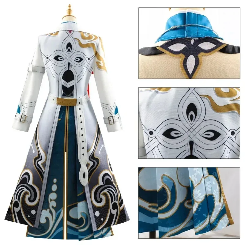 

CyFeixiao Cosplay Game Honkai: Star Rail Costume Elegant Gorgrous Sweet Battle Uniforms Halloween Party Role Play Woman Clothes