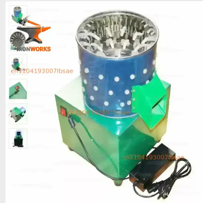 Poultry Depilator Chicken Duck Goose Plucking Machine 25 Small Quail Feather Removal Machine