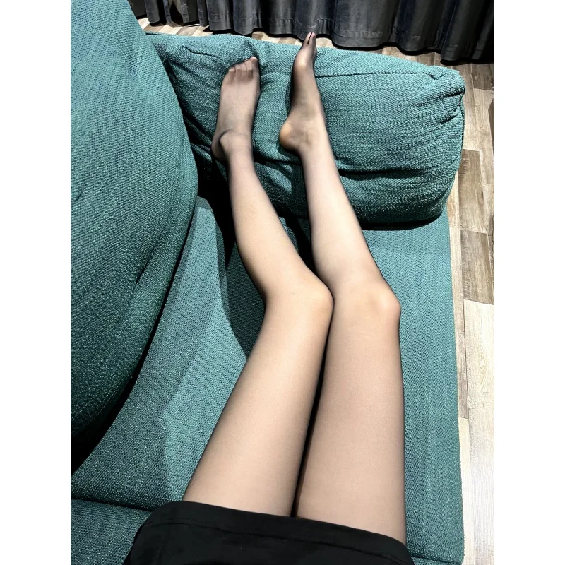 Huamuyan [T- ] H120 Ultra-Thin 0D with Feet Romper T-Shaped Crotch Stockings Sexy Toe Transparent