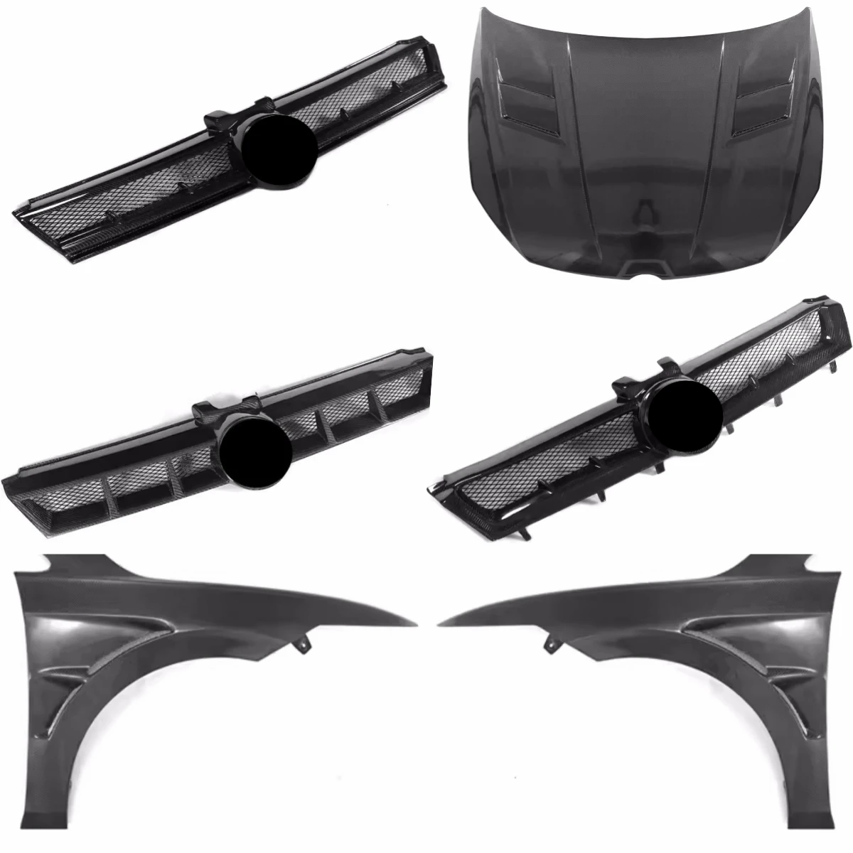 Garde-boue de capot en fibre de carbone pour Volkswagen VW, Golf 7, 7.5, 14-20, kit de carrosserie modifié, accessoires de voiture