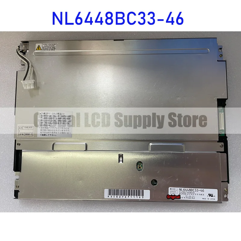 NL6448BC33-46 10.4 Inch Original LCD Display Screen Panel for NEC Brand New Fast Shipping Before 100% Tested