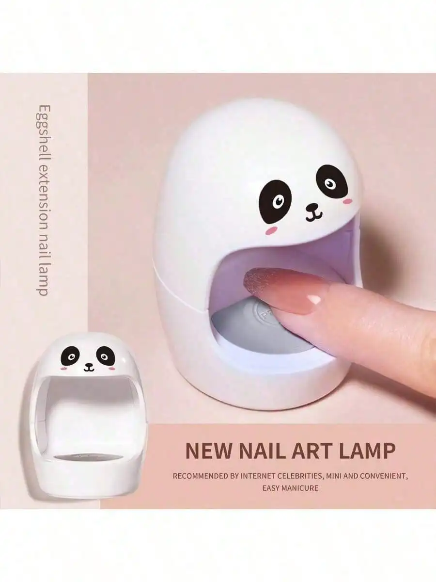 1pc 3Lamp USB Nageldroger Roze Ei Ontwerp MINI UV LED Lamp Nail Art Manicure Gereedschap 45S 60S Gel Polish Sneldrogend Curing Light