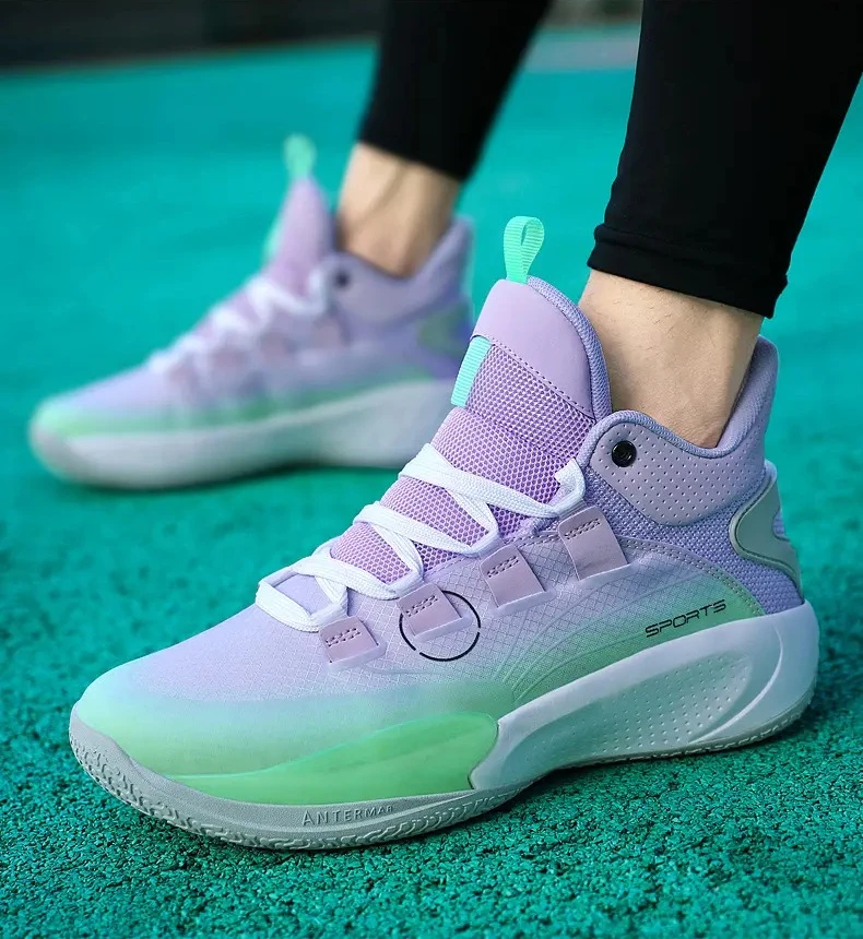 

High-quality couple basketball shoes MD+ rubber outsole Field Training Sports Tennis Shoes Non Slip Luxury sneakers men