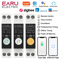 Tuya eWeLink WiFi ZigBee Smart Circuit Breaker MCB 1P+N Timer Relay Switch Voice Remote Control for Alexa Google Home Assistant