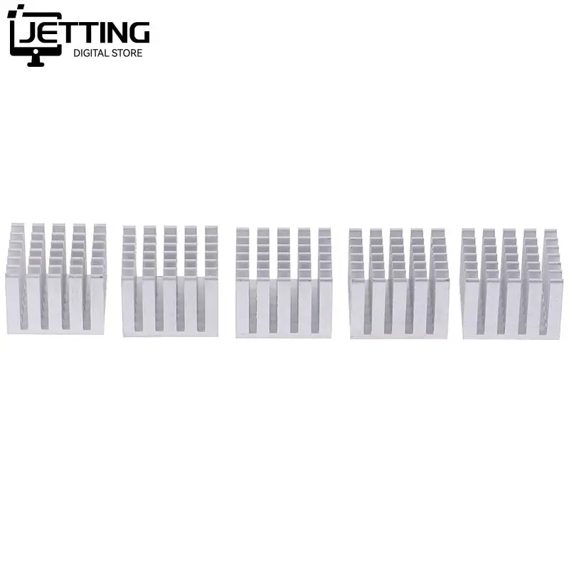 5Pcs 20x20x15/10mm Cooling Accessories DIY Heatsink CPU GPU Chip Aluminum Heatsink