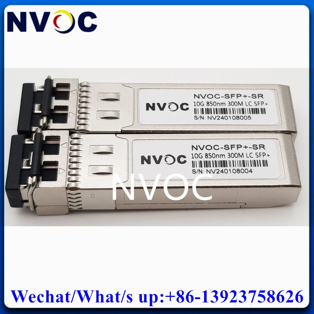 

20Pcs S+85DLC03D MikroTik Compatible SFP+ 10G SR Multimode 850nm 300M Dual LC Fiber Optical Transceiver Module