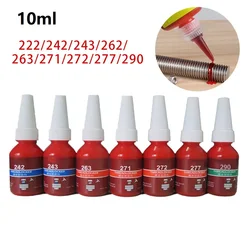 10ml 243 Threadlocker Screw Nut Adhesive Liquid Screws Fixer Loosening Anaerobic Adhesive Locking Glue Sealer 222 242 262 263