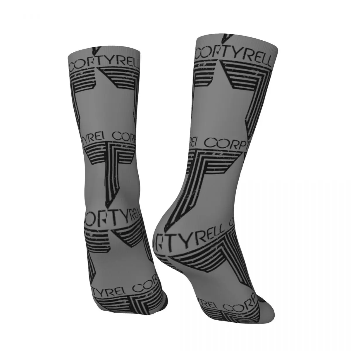 Vintage Tyrell Corporation Men's compression Socks Unisex Tyrell Corporations Street Style Pattern Printed Novelty Crew Sock