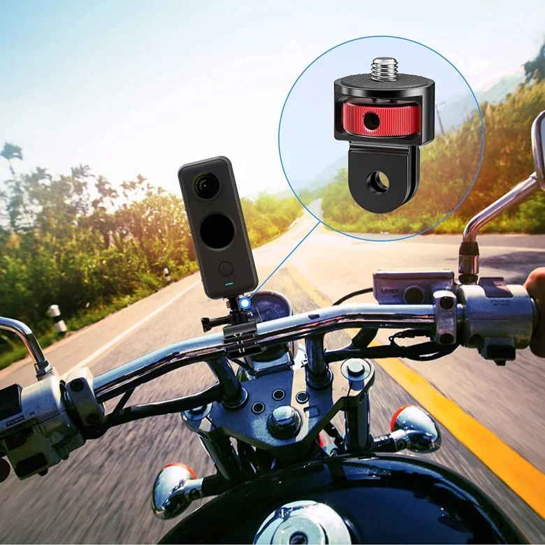 FF-3bd 360° °   Адаптер штатива для камеры GoPro, Insta360, Sjcam — подходит для аксессуаров 1/4, идеально подходит для приключенческих снимков — аксессуар для мытья посуды