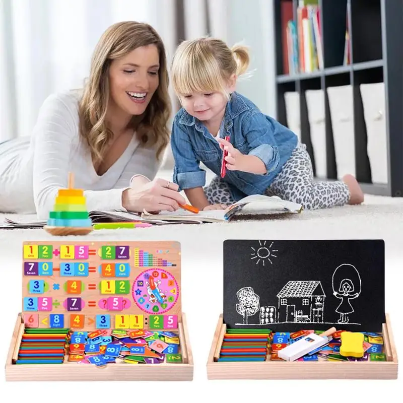 Bâtons de comptage, cartes de nombres et tiges de comptage, jouets d'apprentissage alth, zones scolaires et salle d'irritation, bâtons mathématiques Montessori