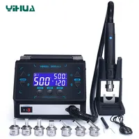 YIHUA 993DM-II Intelligent Digital Display BGA Rework Station 1000W  Hot Air Gun Soldering Station for PCB Chip Repair