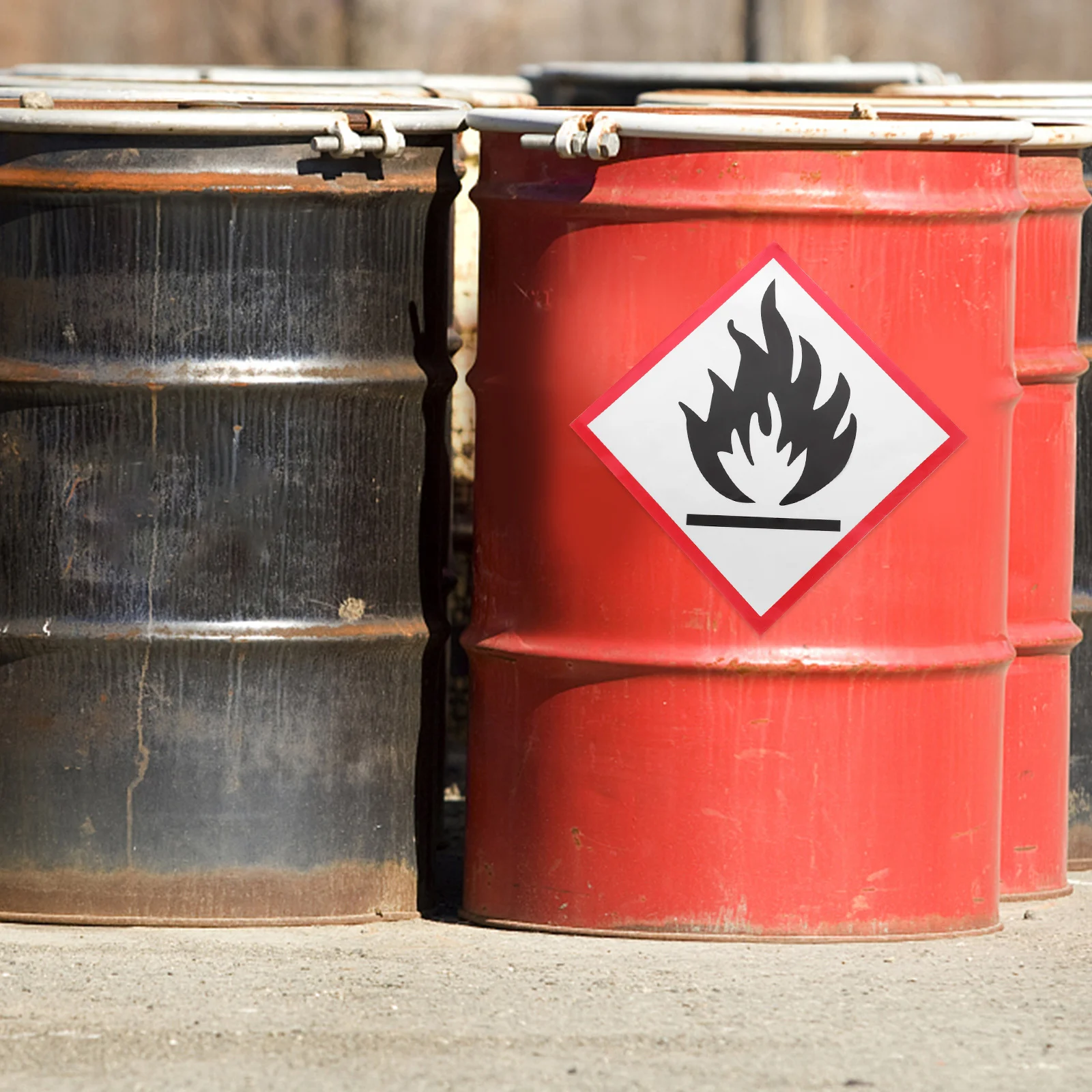 ملصق تحذير عاكس للسلامة، ملصق تحذير مقاوم للطقس، لاصق لاصق للمخاطر #1