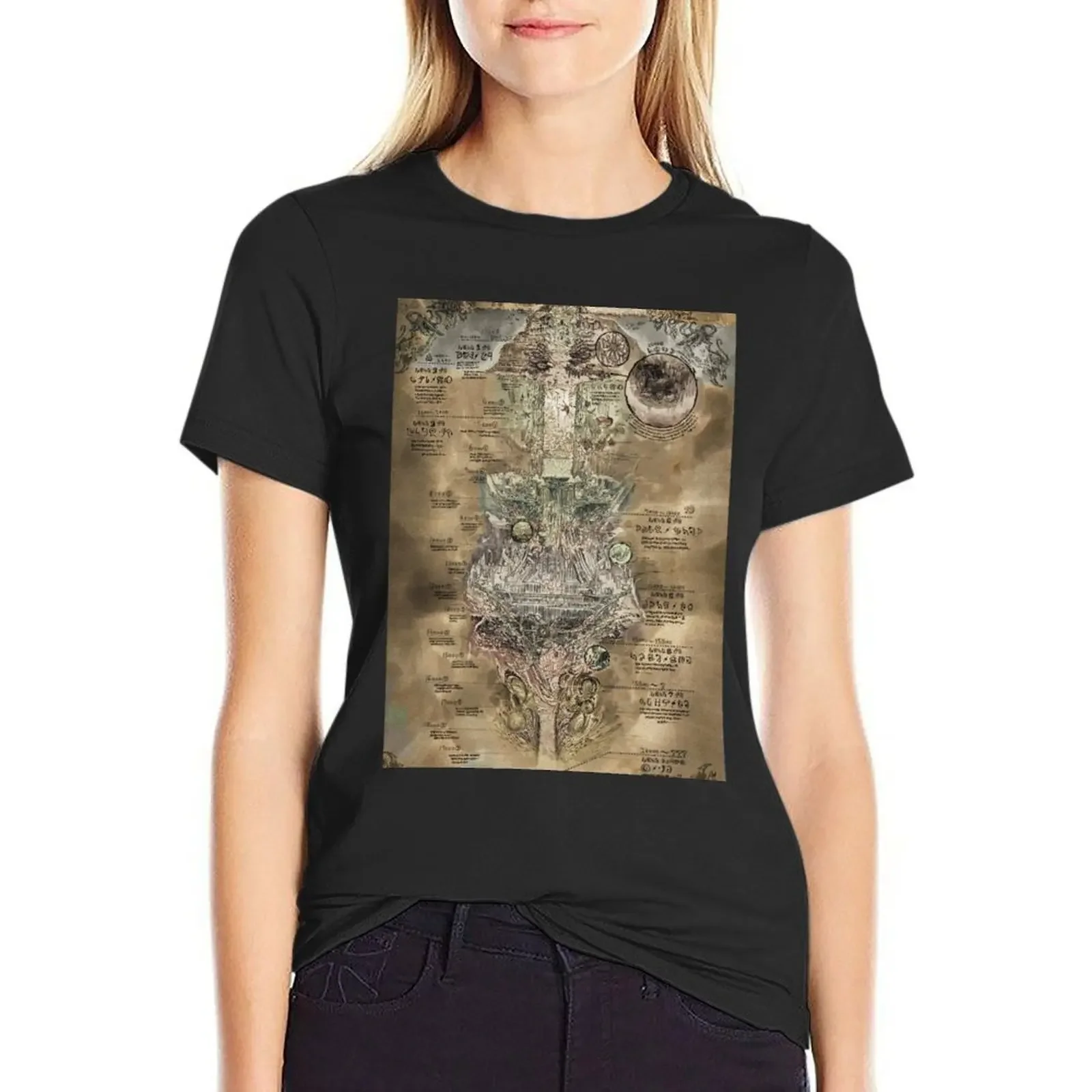 Made in abyss T-Shirt Female clothing korean fashion Woman T-shirts