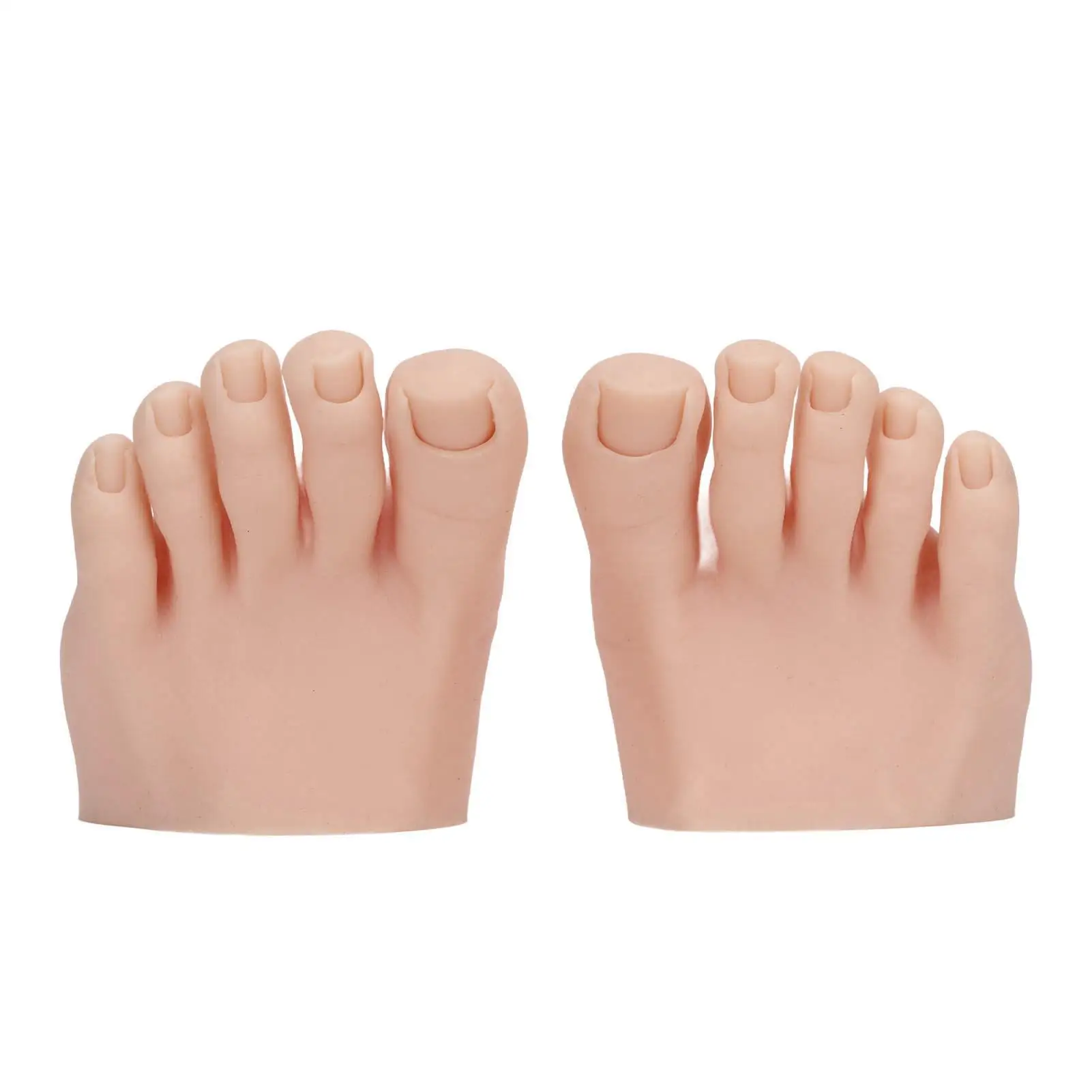 

Tattoo Practice Foot Model 1 Pair Washable Reusable for nail Training Tool for Beginners in for nail Salon