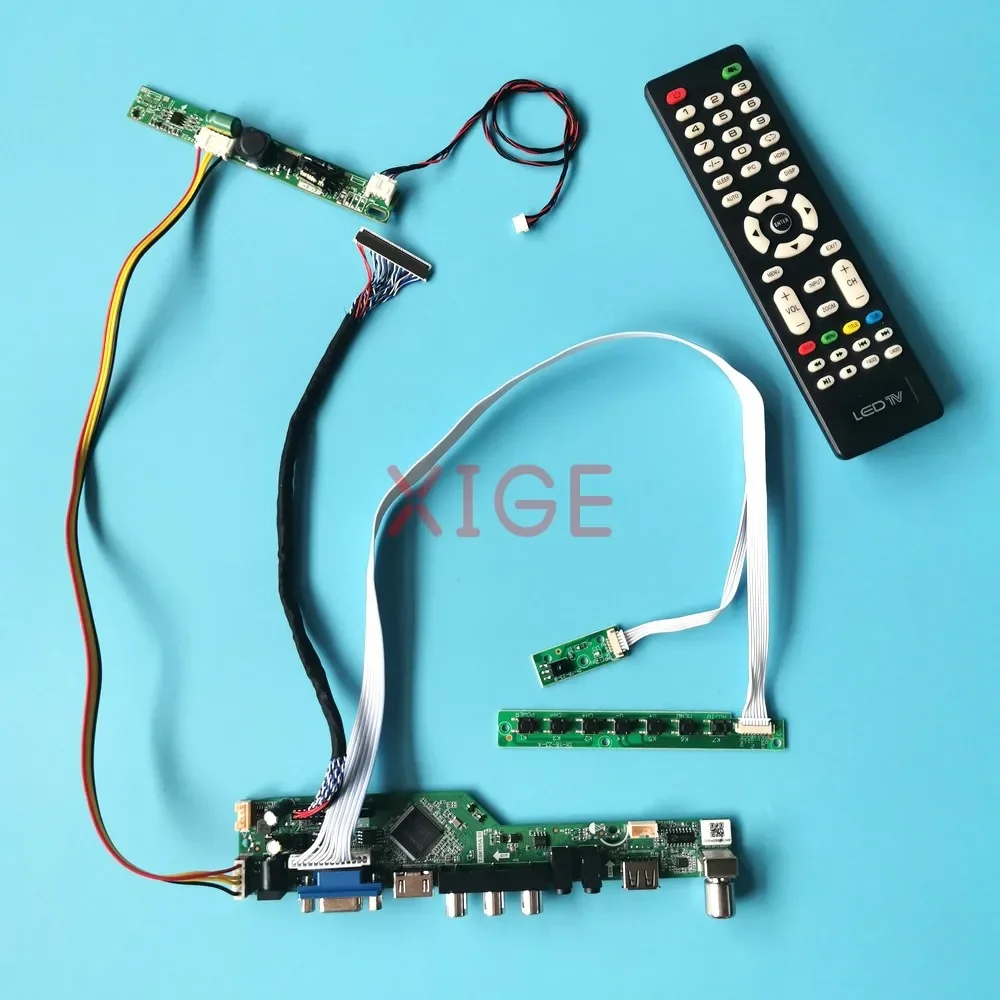 

Плата драйвера подходит для LM195WX1 LM190WX2 M190CGE M190PW01 USB + AV + HDMI + VGA 19,5 "ТВ, аналоговый сигнал, 1440*900, ЖК-дисплей, 30-контактный комплект LVDS