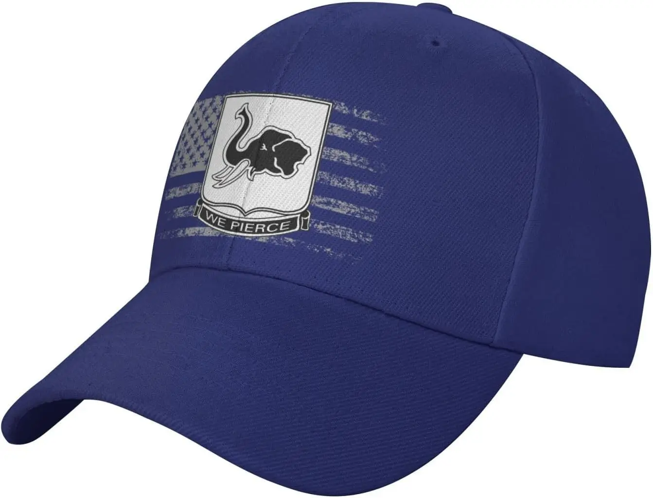 

Бейсбольная кепка 64th Armor Regiment, мужская классическая шляпа для папы, регулируемая простая шляпа, черная унисекс