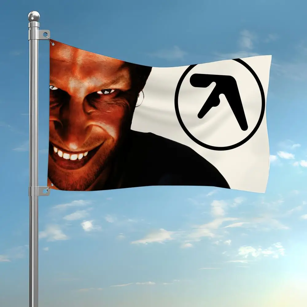 A-aphex Musican Twin Flags Flag Ultra Soft Banner Outdoor Garage Door Wall Hanging Decor Waterproof Polyester