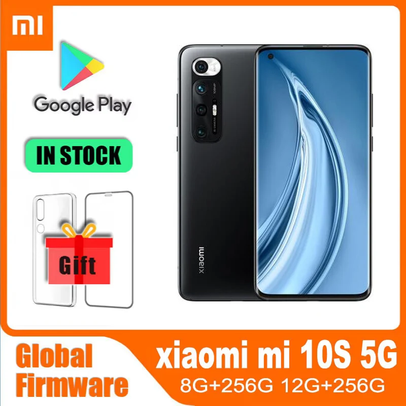 Xiaomi Mi 10S 5G Curved screen Cellphone Smarphone 108 MP Camera Qualcomm Snapdragon 870 Global rom redmi used phone