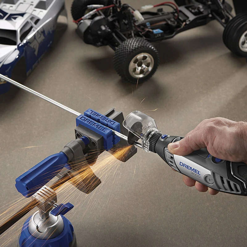 Imagem -06 - Dremel A550 Ferramenta Rotativa Escudo Acessório Kit com Acessórios Moedor Elétrico Capa de Metal Polimento Corte Roda Protetor