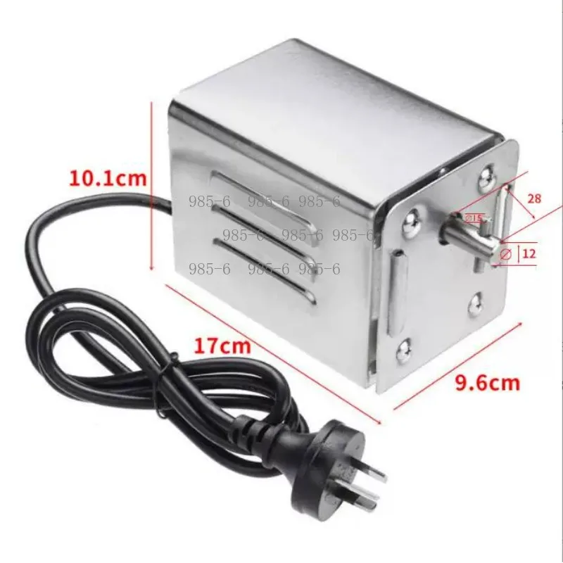 Stainless Steel Spit Rotisserie Motor, BBQ Grill Rotating Motor for Roasting Lamb Piglet Chicken