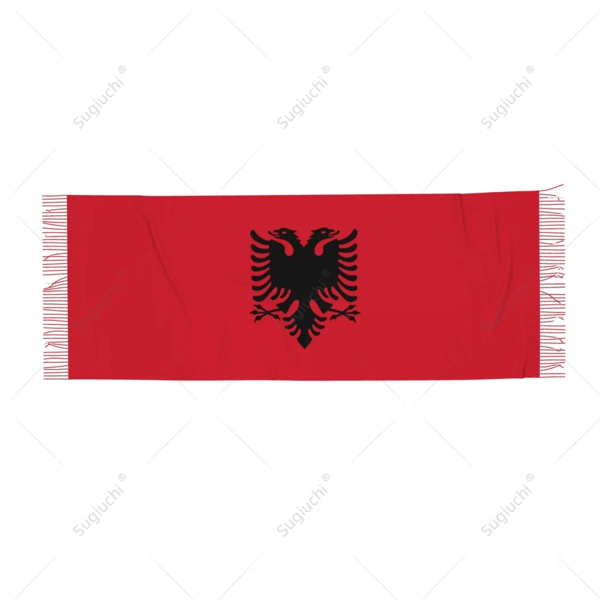 Albania Flag Scarf Pashmina Warm Scarves Shawl Wrap Hijab Spring Winter Multifunction Unisex