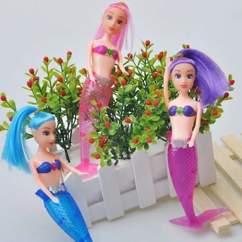 54DA Princess for Doll Toy Creative Mermaids for Doll with Lighting Tail Flexible view 5