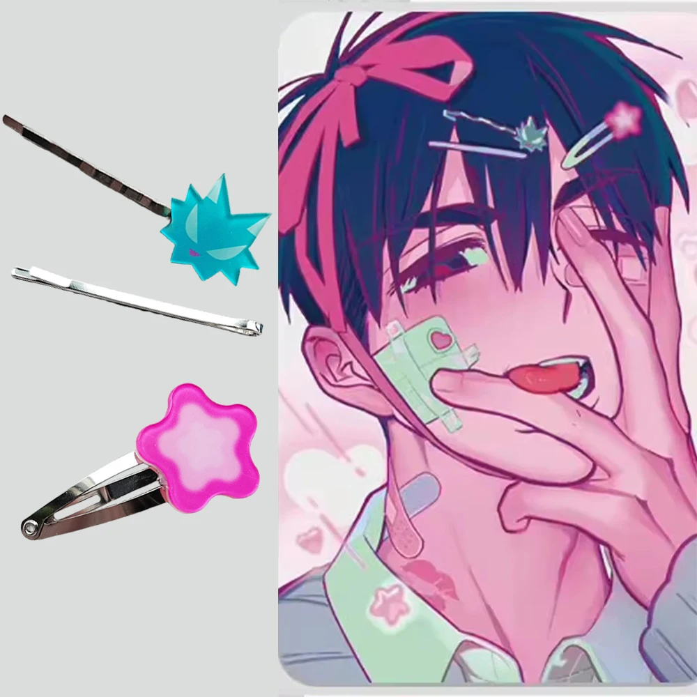 Ivan Anime Alien Bühne Cosplay Kopfbedeckung Haarspange Haarnadel Halloween Kostüm Schmuck Zubehör Requisiten für Männer Frauen