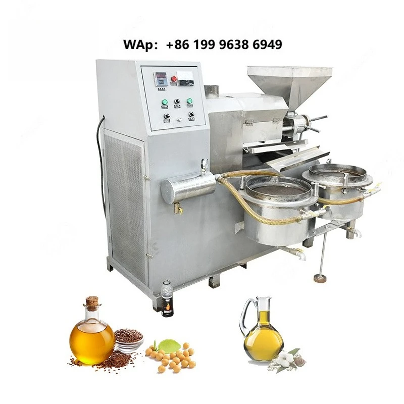 Thailand Hot  Seed Flaxseed Soyabean Machine China Coconut Oil Expeller for Extraction