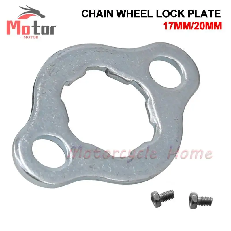 Front Engine Chain Sprockets 520# 10T 11T 12T 13T 14T 15T 16T 17T 18T 19T 20T 21T 22T 23T Teeth 20mm With Retainer Plate Locker
