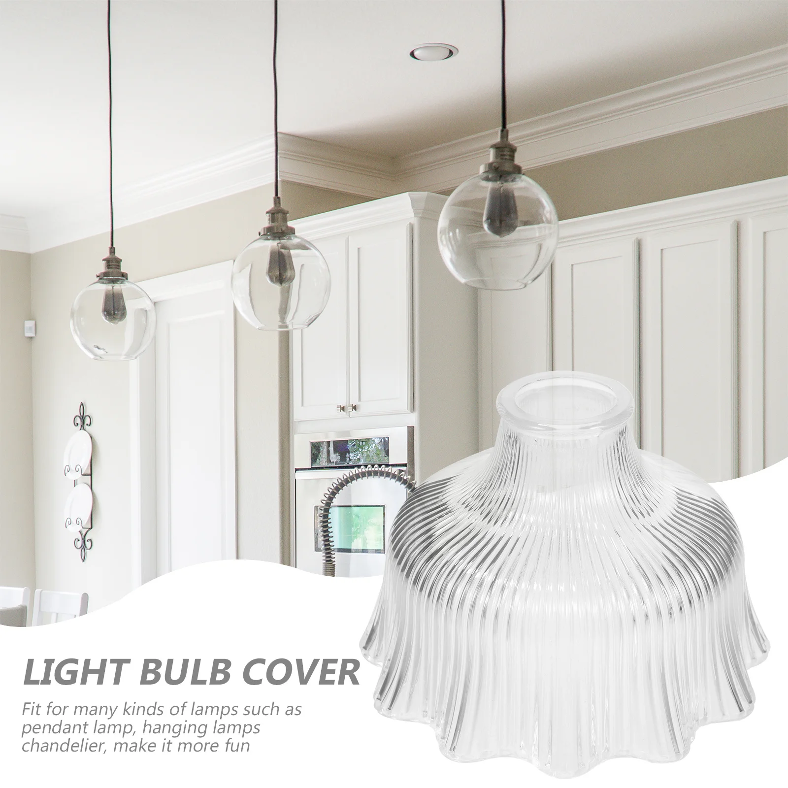 

Pendant Light Shade Glass Thick Hammered Texture Replacement Lampshade for Pendant Lamp Chandelier Home Ceiling Light Cover