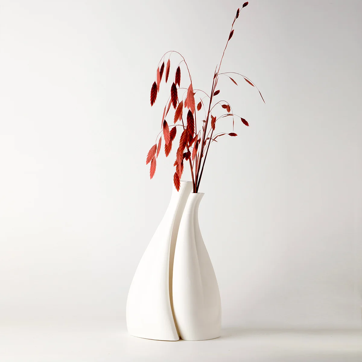 

Ceramic vase combination love bottle mouth can be separated vegetarian burning water decoration desktop ornament dried flower