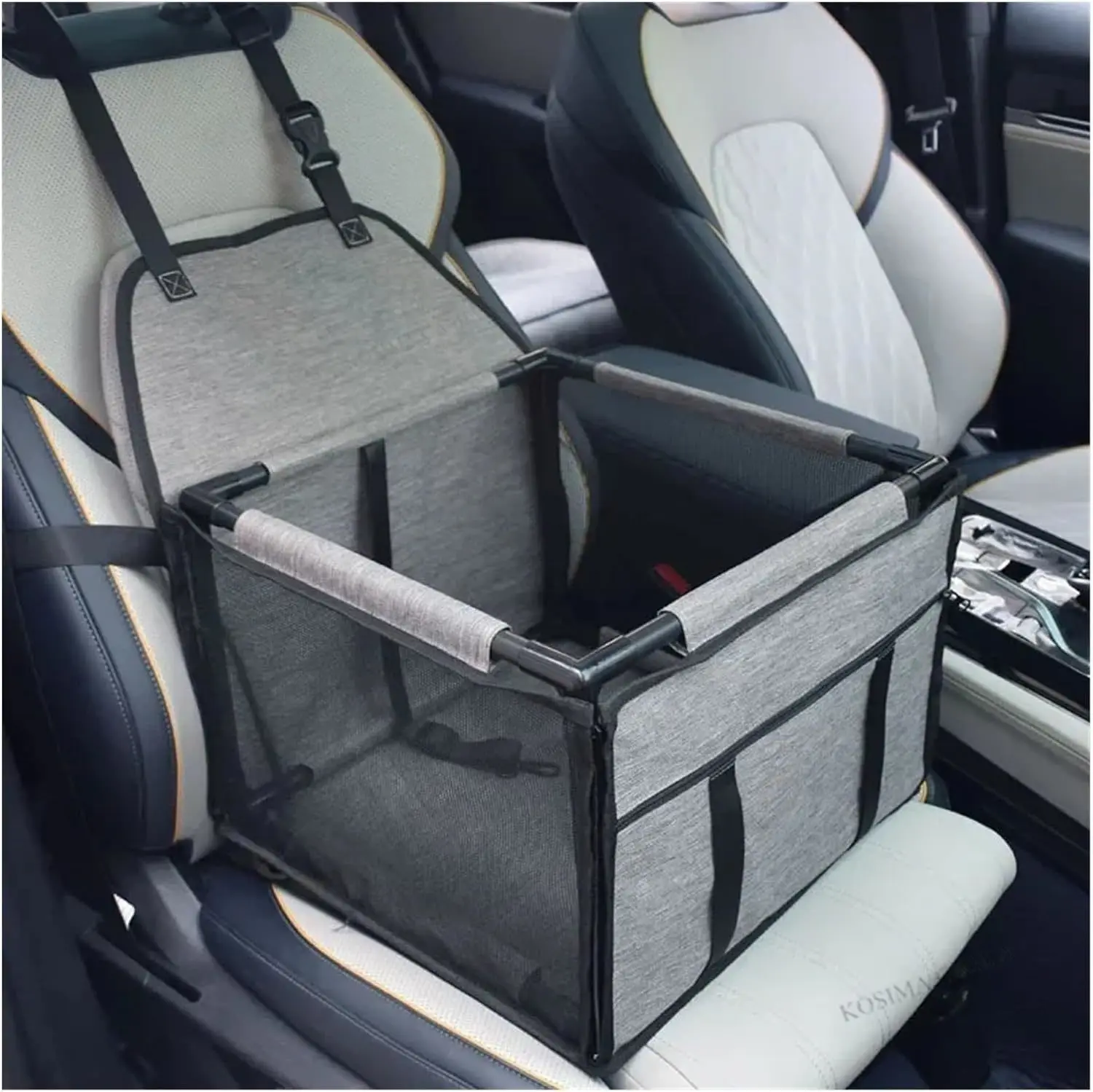

Travel Dog Car Seat Waterproof Pet Dog Car Seat Booster Basket Safety Car Central Seat Carrier Bag for Dogs Cats