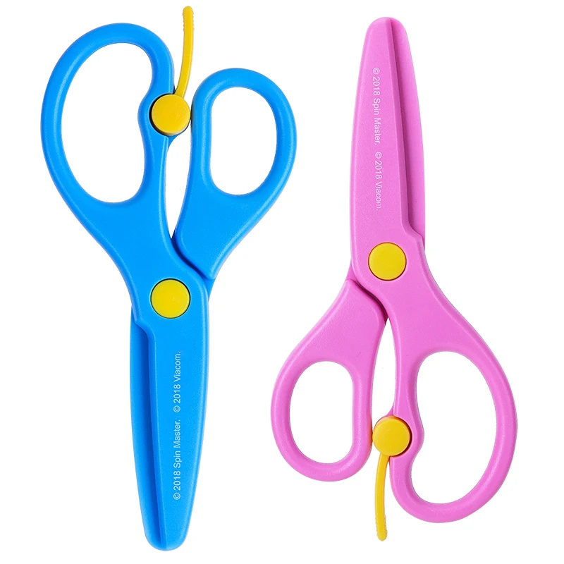 

DELI Safty Scissors for Kids Student DIY Paper Scissors 122mm With Sleeve Cutting Tool Stationery