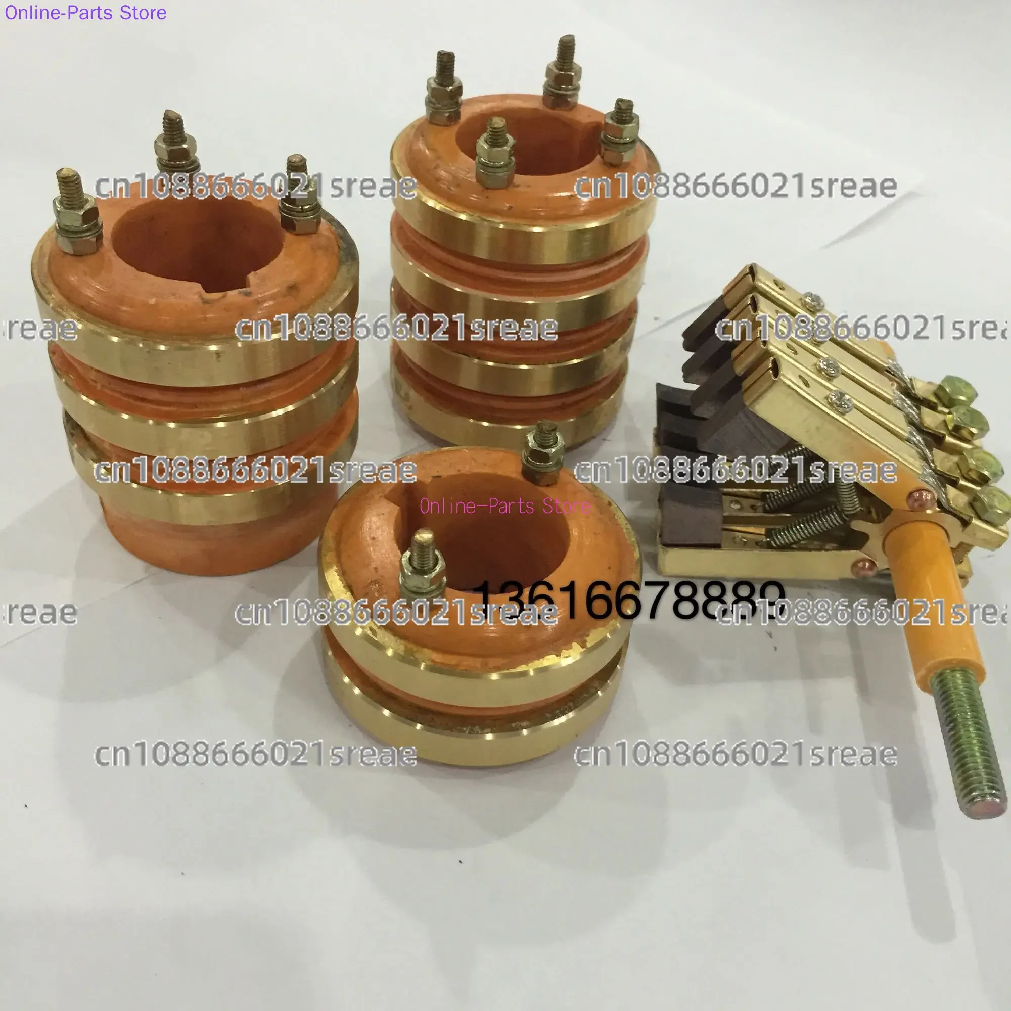 Collecting Ring Conductive Slip Ring2-way 3-way 4-way Inner Diameter 20 25 30 35 Outer Diameter 58 Carbon Brush