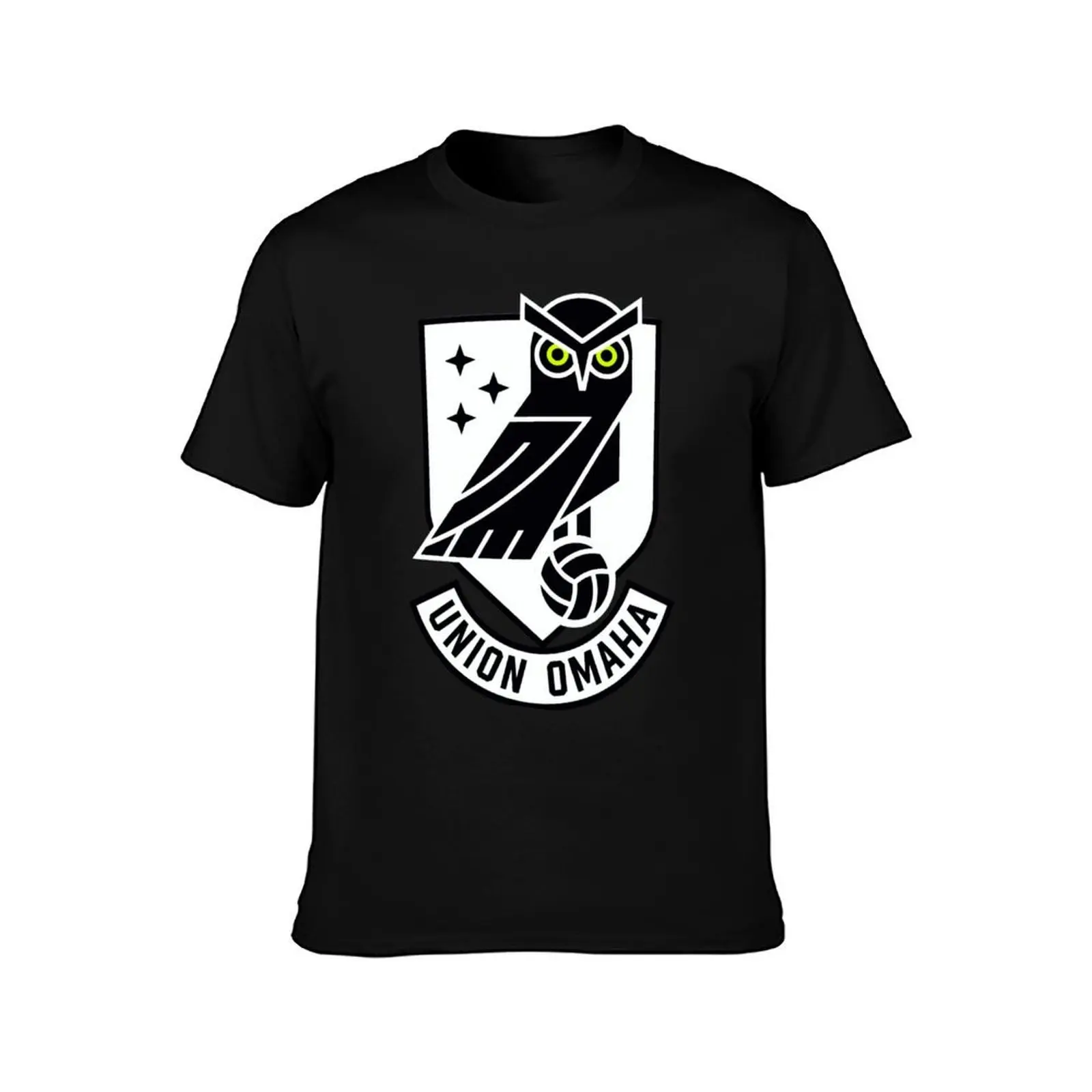 Union Omaha T-Shirt, Summer Casual Cotton Tee, Oversized Streetwear Tops, Vintage Graphic Print, Loose Fit Short Sleeve