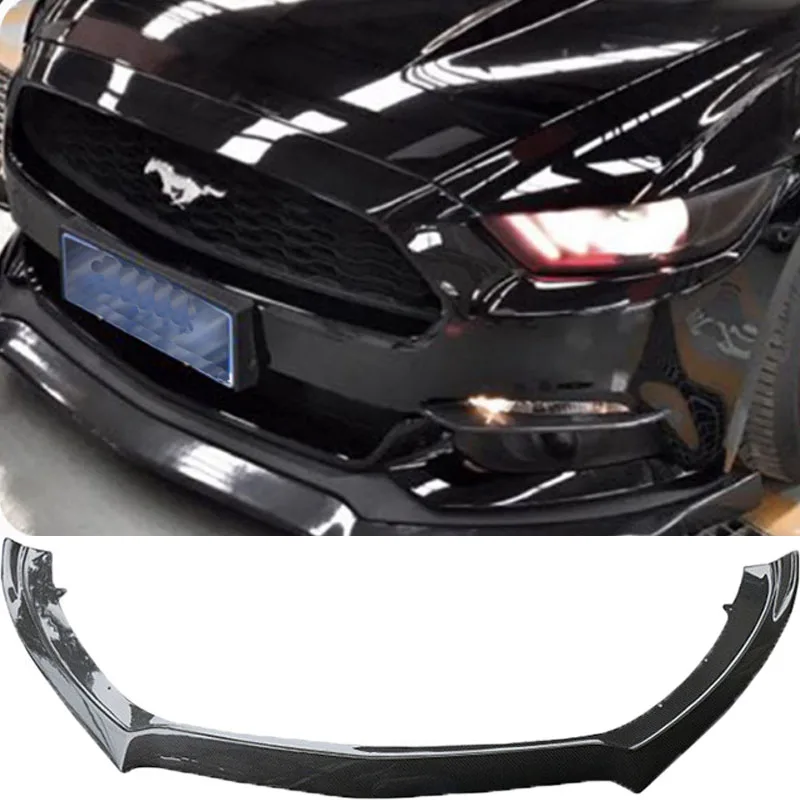 

Совместим с передней губой из углеродного волокна Ford Mustang ROU, передним сплиттером и передним спойлером от 2015-2017 гг.