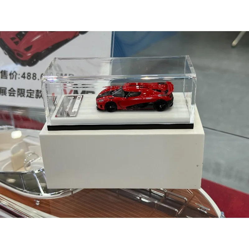 2025 Foshan Exhibition Limited Edition 1:64 Agera R NFS نموذج سيارة من الراتنج المحاكاة، لعبة للأولاد، زخرفة قابلة للجمع للبالغين.