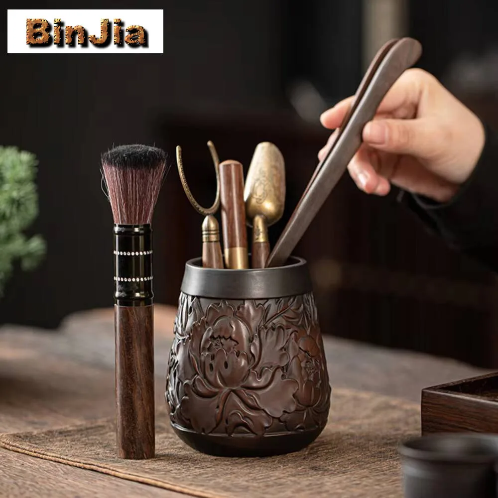 

Китайский Qingxi фиолетовый керамический чай, шесть джентльменов, ретро набор инструментов, бытовая чайная посуда, оборудование для обслуживания, украшения, ремесло