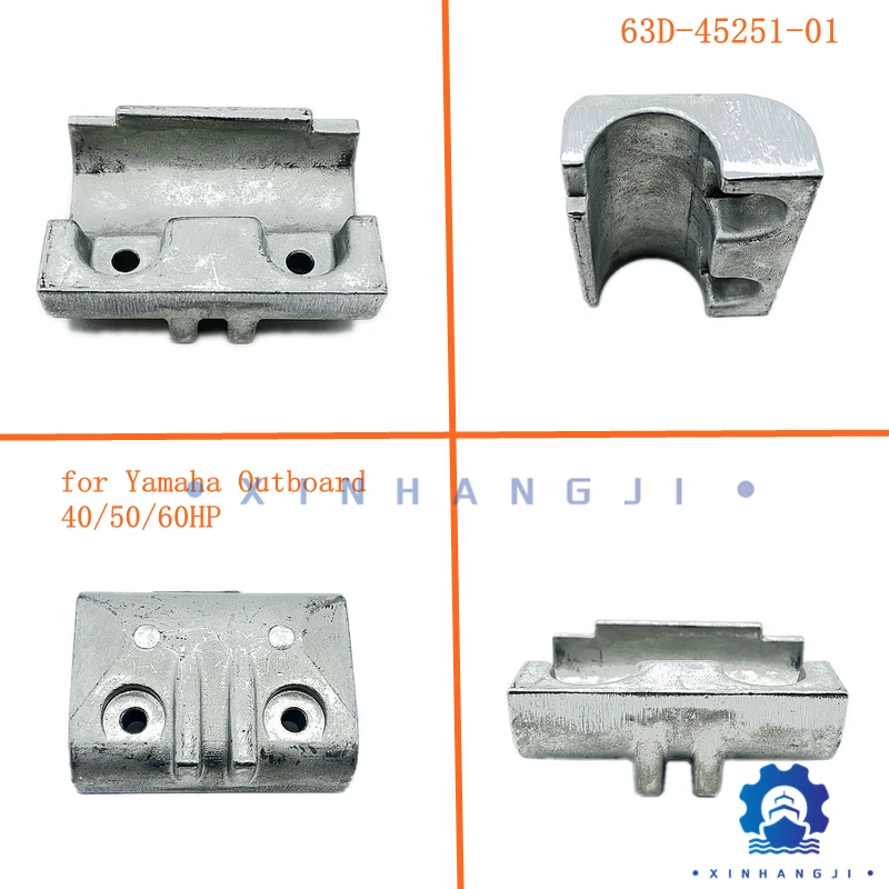 

Анод цинка 63D-45251-01 для подвесного мотора Yamaha, 2/4-тактный 40/50/60 л.с., 40 В/50 ч/F50A/FT50B/E60H,63D-45251-01-00,63D-45251