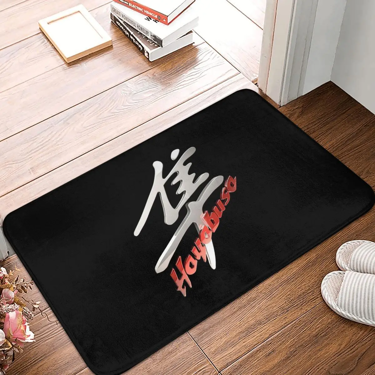 Suzuki Hayabusa Motorcycle Logo Anti-slip Doormat Floor Mat Cushion Carpet Rug for Kitchen Entrance Home Bathroom Footpad Mats