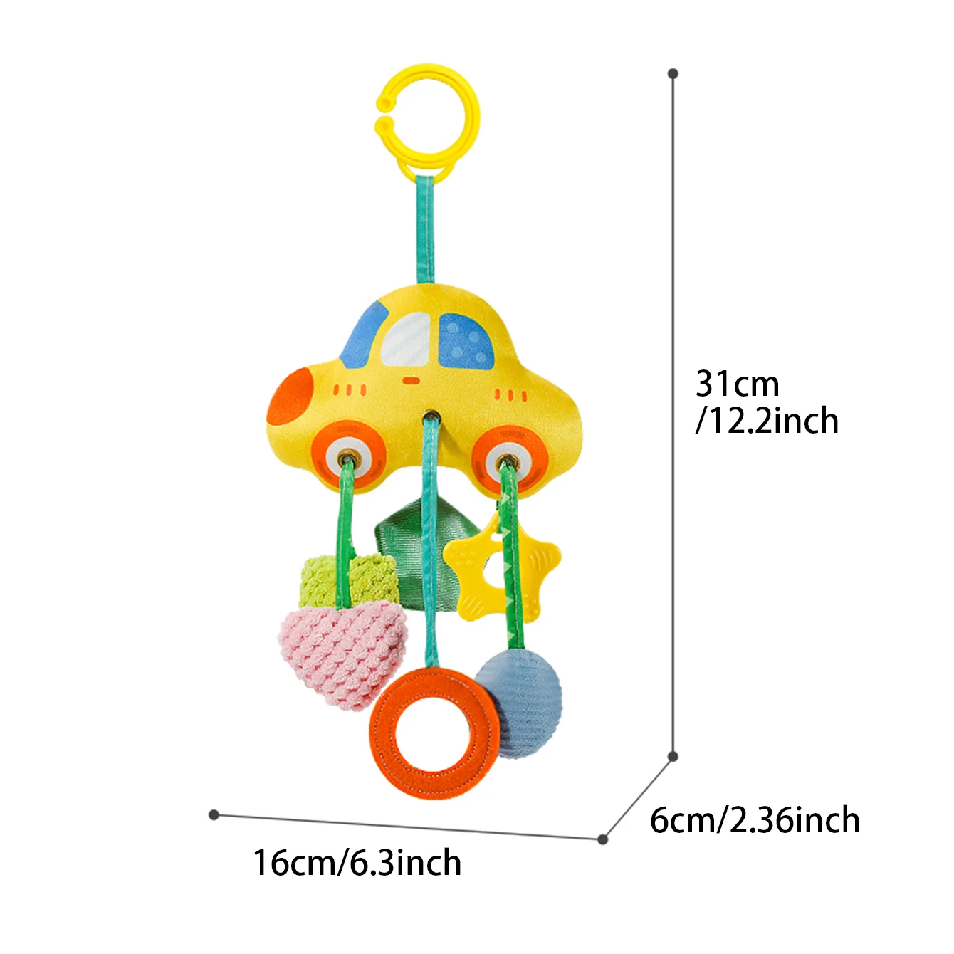 Newborn 0-12 Months Baby Plush Stroller Toys Baby Rattles Mobiles Cartoon Animal Hanging Bell Educational Baby Toys Speelgoed