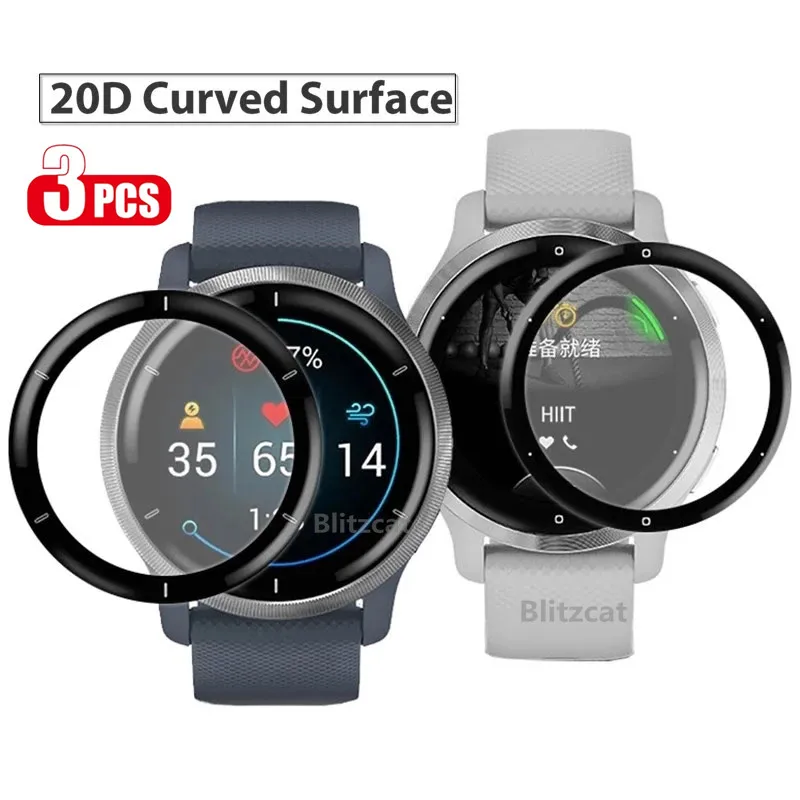 3 шт. Защитная пленка для экрана для умных часов Garmin CAME 2 Plus 2S, Мягкий защитный чехол для Garmin Vivoactive 4 / 4S (не стекло)