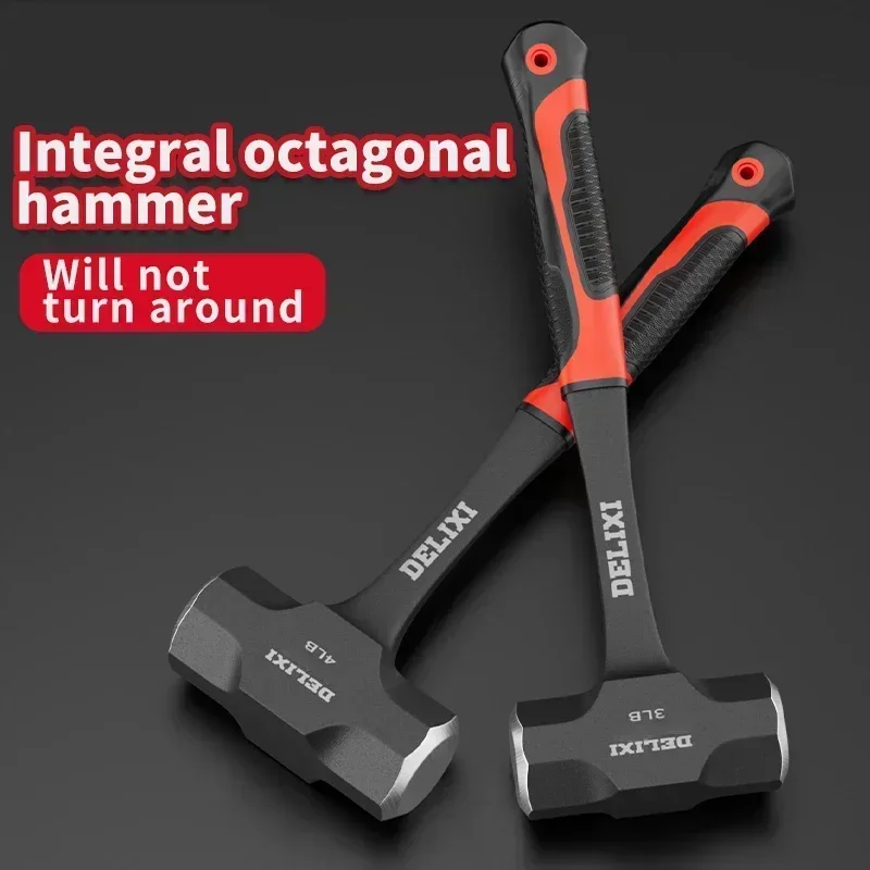 Wall Hand Wall Hammer, Smashing , Tool, Even Solid Demolition Weight Integrated Octagonal ,
